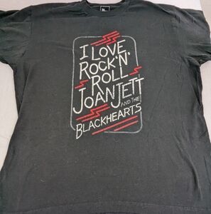 Joan Jett & The Blackhearts Black Tee From the Thread Shop XL